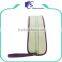 Customized white U shape 600d polyester cosmetic bag with handle