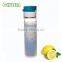 fashion glass water bottle with unique fruit infuser and food grade silicone sleeve