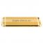 24kt real gold plated brush gold customized for iphone back panel