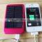 Fast charge portable solar cell phone charger slim solar charger 5000mah