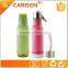 Colorful double wall sport forsted water bottle