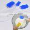 Hot Resistant 3-Piece Silicone Spatula, Cheese Scraper Of Baking Tools