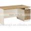 White With Golden Color Design Office Furniture Manager Partition Office Workstation