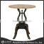 country style country round side tea table