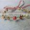 Baroque flower metal headband vintage gold metal leaves Pearl hair band wedding bridal hair accessories girls FHHBC0003-1