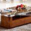 Elegant Wood Frame Marble Top End Table LS-ET3562