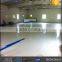 White PE synthetical ice rink hockey fences/hockey shooting pad/Dovetails Connection Pe Synthetic Ice Rink Sliding Sheets