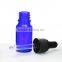 cobalt blue glass e liquid bottle 10ml