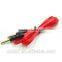 Red 3FT 1M 3.5mm Male to Male Stereo Jack AUX Audio Cable for iPod MP4 MP3 DVD