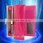 Fancy rhinestone metal design genuine leather travel smart wallet for ladies with change purse