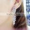 New style Micro setting earring Cubic zirconia Bridal earrings