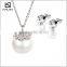 Vogue big pearl, flower with fake diamond design Jewelry from China KALEN JEWELRY