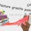 Stone effect natural spary granite wall paint