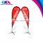 cheap advertise outside 3m feather beach flag and banner