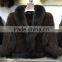 new arrival knitted natural mink fur shawl for women
