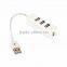 Small Mini Short Cable 4 Ports USB 2.0 USB Hub Type B