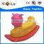 Lovely animal design plastic rocking horse