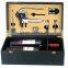 6 wine bottle gift box in PU leather material with metal handle
