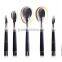 Oval toothbrush cosmetic makeup brush set