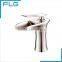 Single Handle Brushed Commercial Brass Wash Basin Faucet