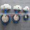 ss410 soft seal butterfly valve with electric actuator