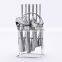 C84 Gold Plated spoon fork knife 18/0 24 pcs stainless steel dinnerware set