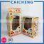 Window clear corrugated dolls paper box gift box packaging box