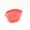 Round Shape Silicone Bowl with Lid