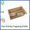 Wooden Carrying Crate Tray With Handles Unfinished Wood Serving Tray