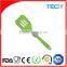 FDA wholesale colorful Silicone leakage shovel, plastic slotted spatula&spoon silicone spatula