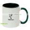 10oz 11oz AAA Grade Blank 100g Sublimation Paper Color Inside and Handle Coated Mug