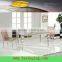TH361 Easy clean Marble top Dining Table Design