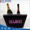  Gold supplier supply Customized engraved champagne bucket for bar accessories with good quality