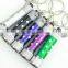 LED Flashlight Torch Zinc Alloy Keychain/Mini Outdoors Torch