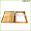 Bamboo office paper tray/ file holder Homex-BSCI