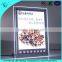 Wall hanging LED clear color acrylic photo frames wedding picture frame