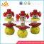 Wholesale interesting sound toy wooden doll rattle lovely kids wooden doll rattle toy W08K014