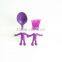 32092 Figure shape Kitchen Tools Short brush Nylon And Silicone Material