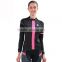 Wholesale women cycling wear jersey+trouser long sleeve bicycle sets bike clothes Custom Cycling Jersey set Sublimation