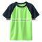 fashion custom raglan sleeve sport dry fit kids t shirt