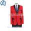 LATESTD SLIM FIT MEN WEDDING NEW STYLE PLAIN SALWAR RED TUXEDO SUITS