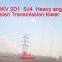 MEGATRO 220KV 2D1 SJ4 Heavy Angle Tension Transmission Tower