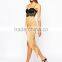 China factory OEM ODM 2015 new fashion customized Lace fabric Bra style top with adjustable straps