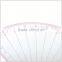 Kearing Transparent Acrylic Triangle Ruler for Sewing Multi Use Plastic Rulers#T036