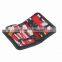 Sewing/Manicure Kit With Case - features an attractive leatherette case with zippered closure and comes with your logo
