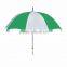 48" Arc Automatic Open Umbrella - nylon canopy, 33" long, has a metal shaft with wooden handle and comes with your logo