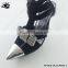 New design rhinestone mesh clip for shoes glass ornament shoe clips