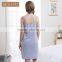 Best price custom Qianxiu graceful night dress with lace collar