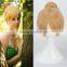 Hot Movie Tinker Bell Cosplay wig, Women golden wig, Movie cosplay wig for women