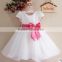 2017 Girl summer short sleeve princess skirt children's dress show yarn dress skirt dress wedding dress